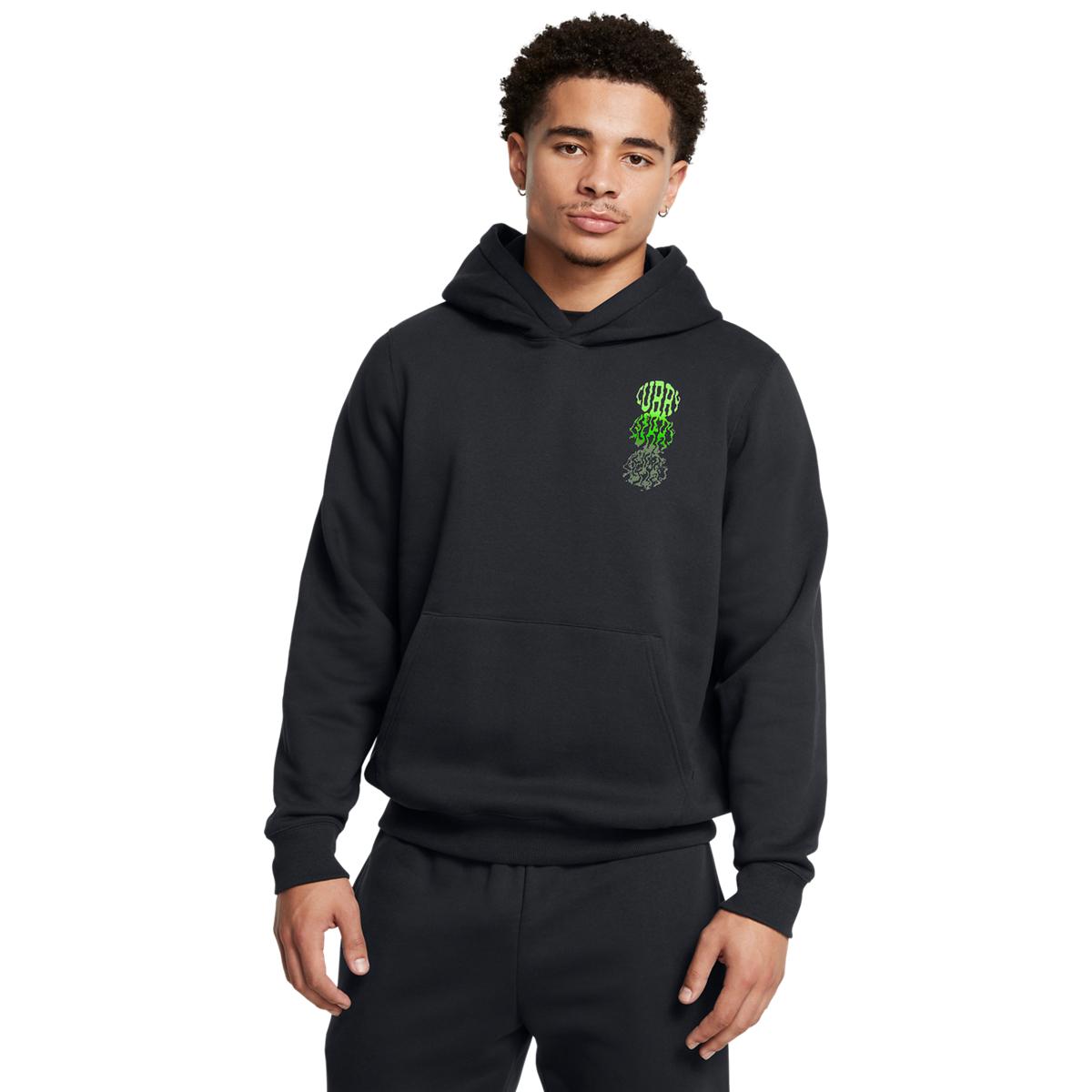 DUKS UNDER ARMOUR CURRY SPLASH GRAPHIC HOODIE M DUKS UNDER ARMOUR CURRY SPLASH GRAPHIC HOODIE M